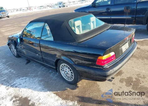 1998 BMW 323Ic из США, поврежденный, VIN WBABJ7326WEA17151